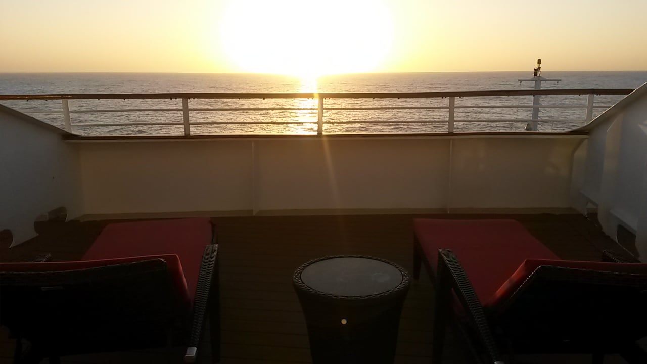 Norwegian Jewel Forward Penthouse balcony