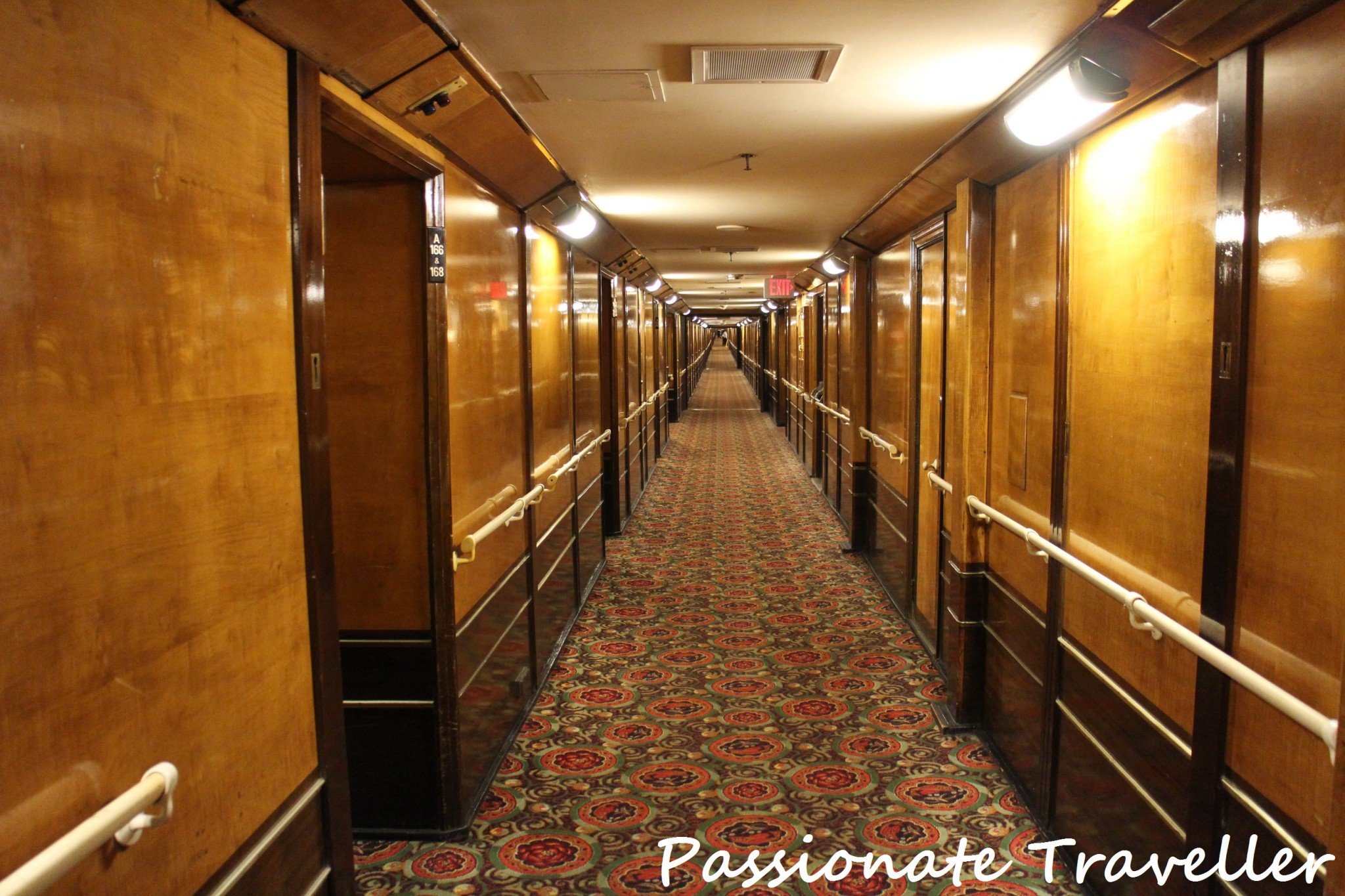 Queen Mary Interior Cabin Corridor