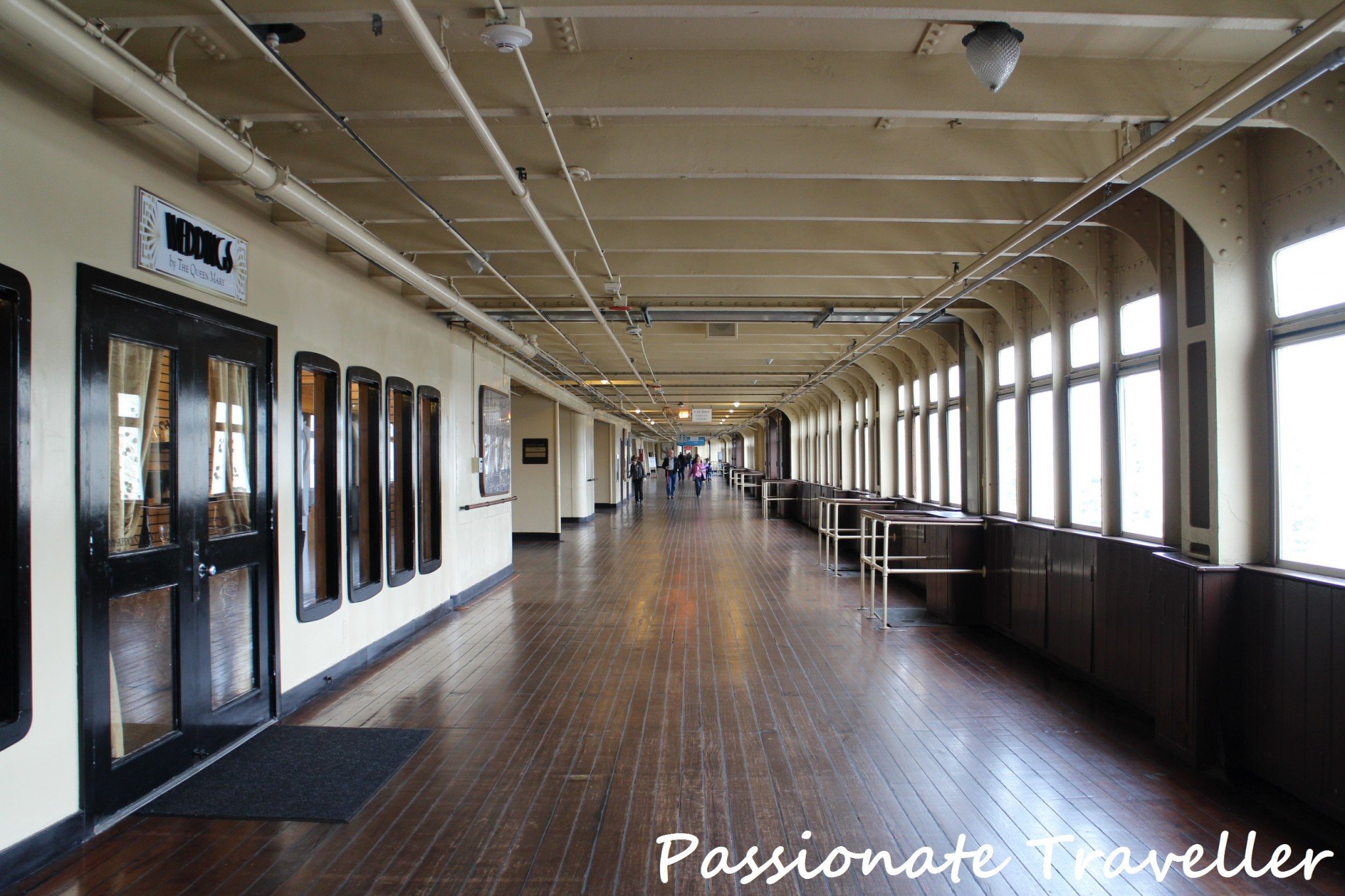 RMS Queen Mary Promenade deck