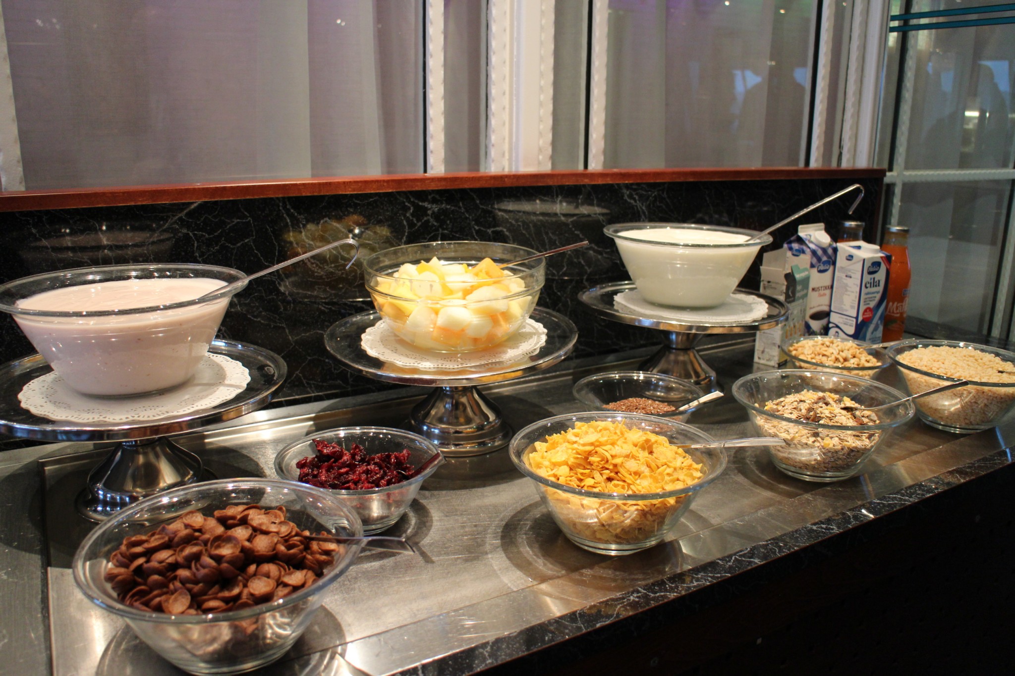 Silja Europa Maxim a la carte aamupala jogurtti