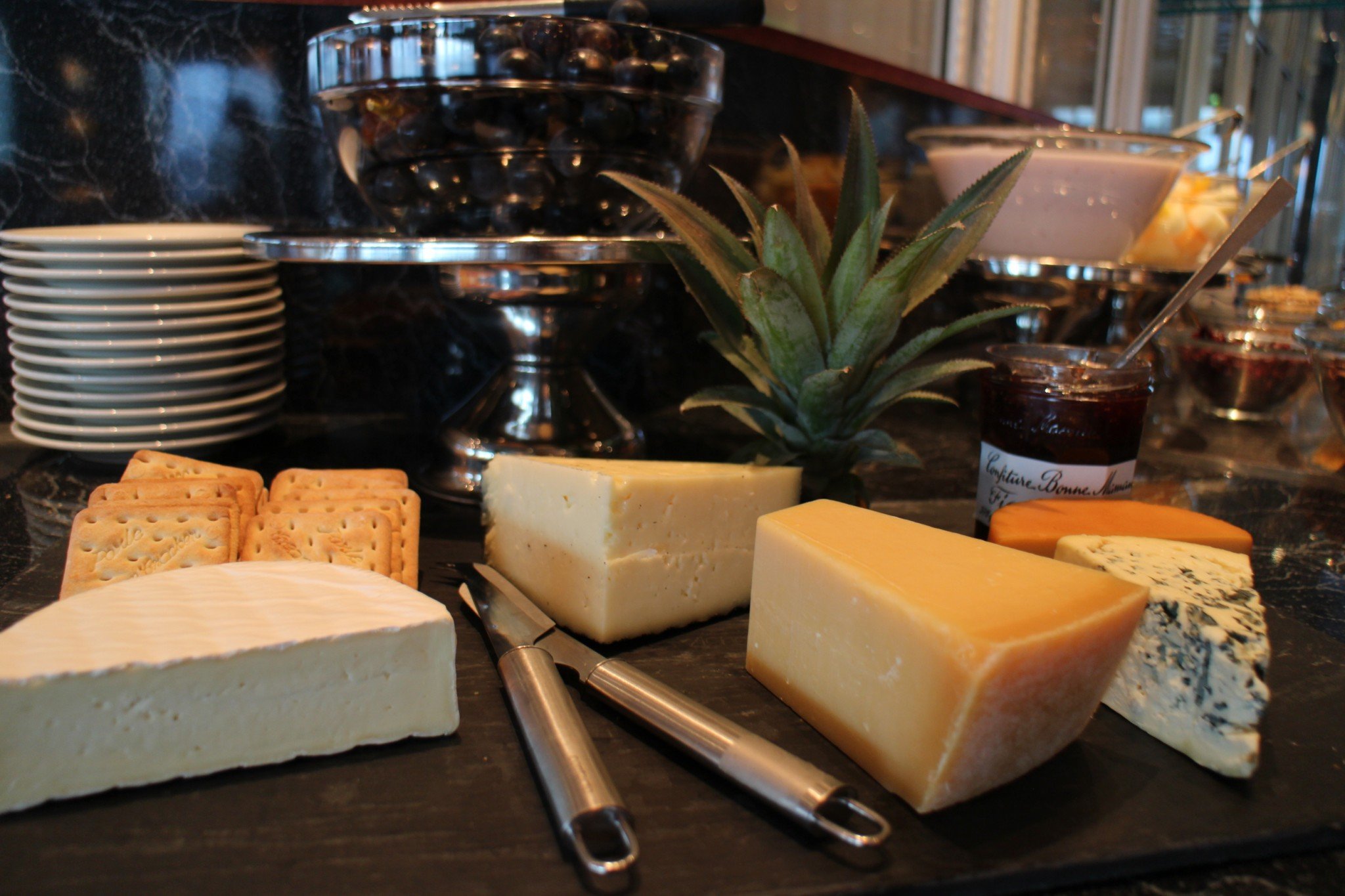 Silja Europa Maxim a la carte aamupala juustot