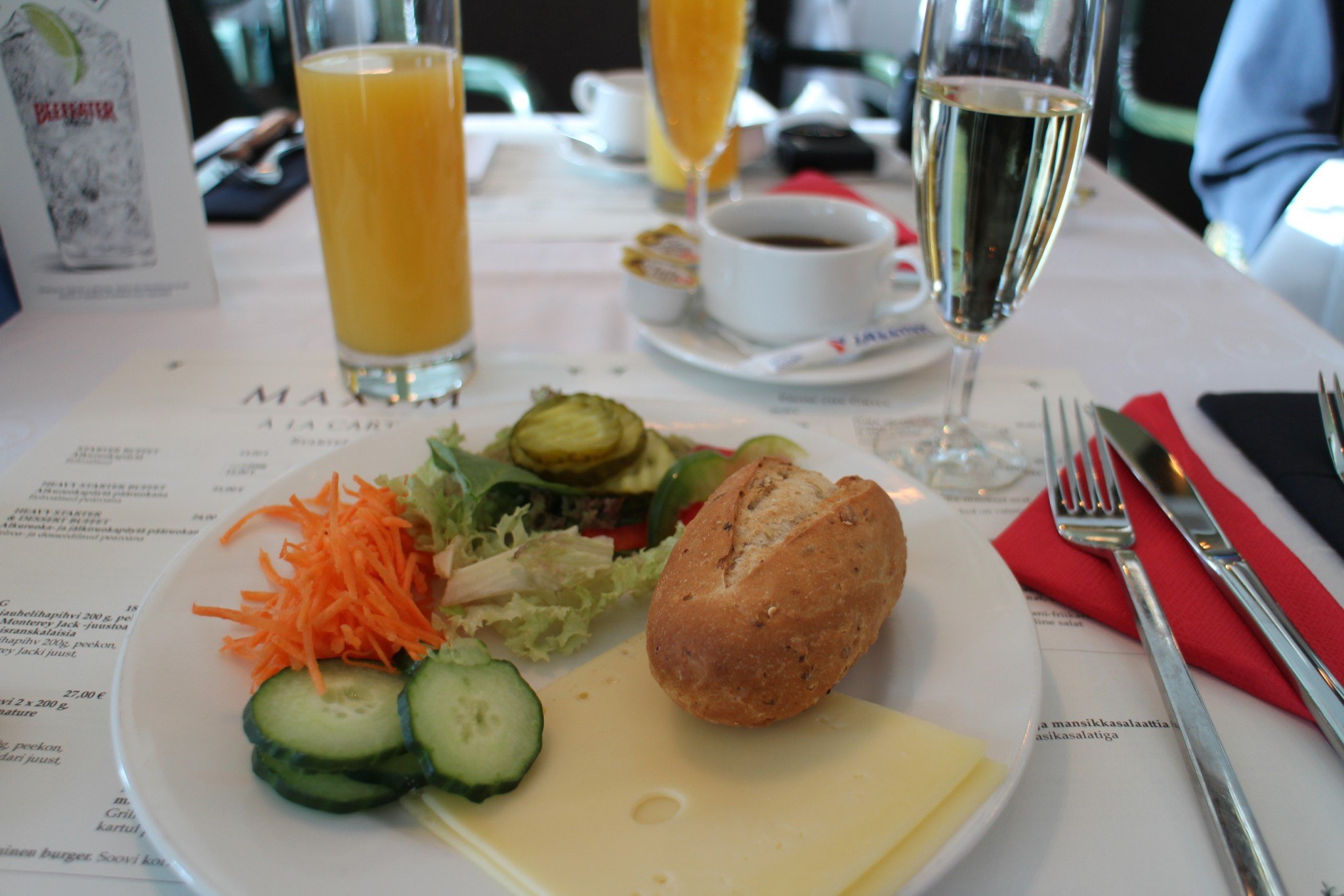 Silja Europa Maxim a la carte aamupala