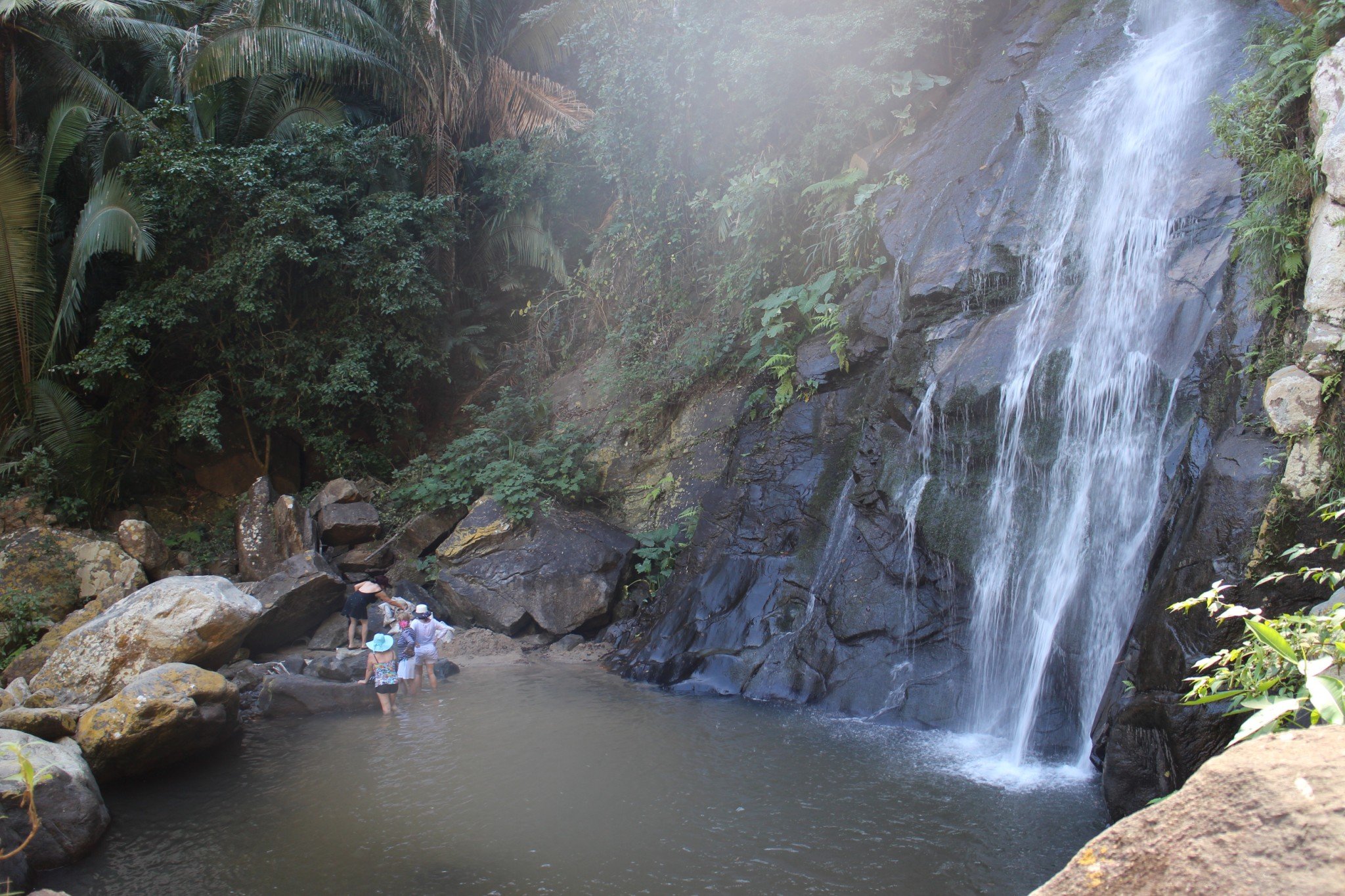 Yelapa waterfall swimming