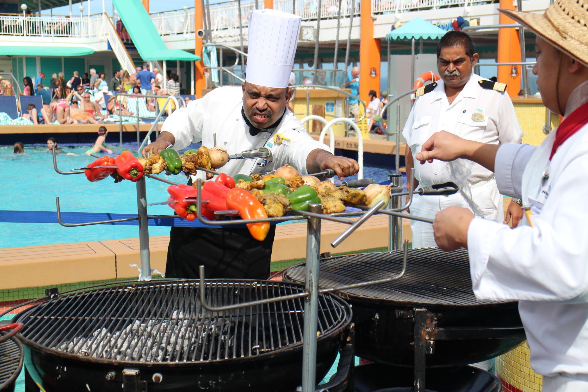 Norwegian Jewel Sun Deck Food