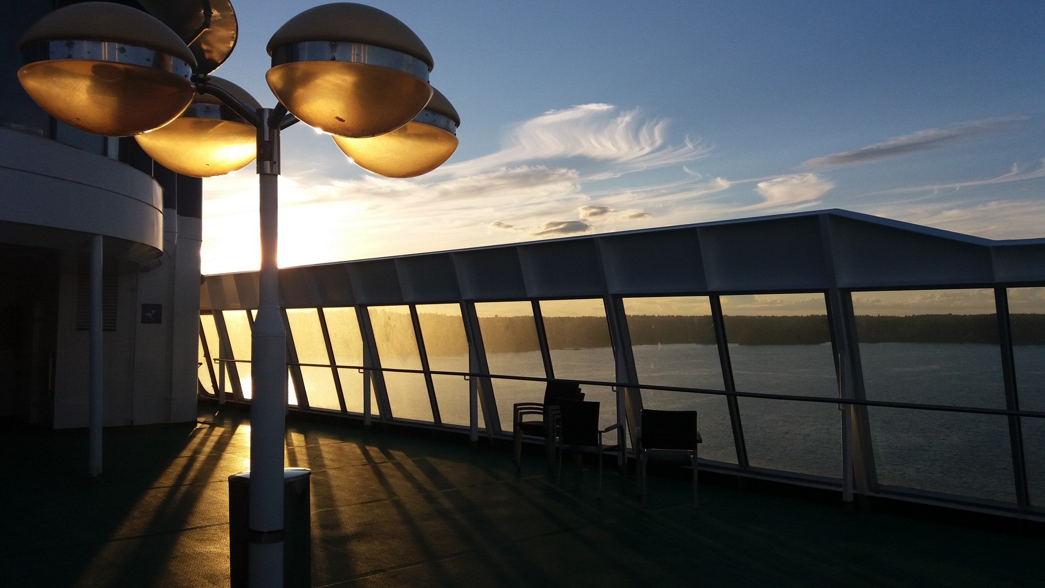 Silja Serenade Baltic Sea Sunset