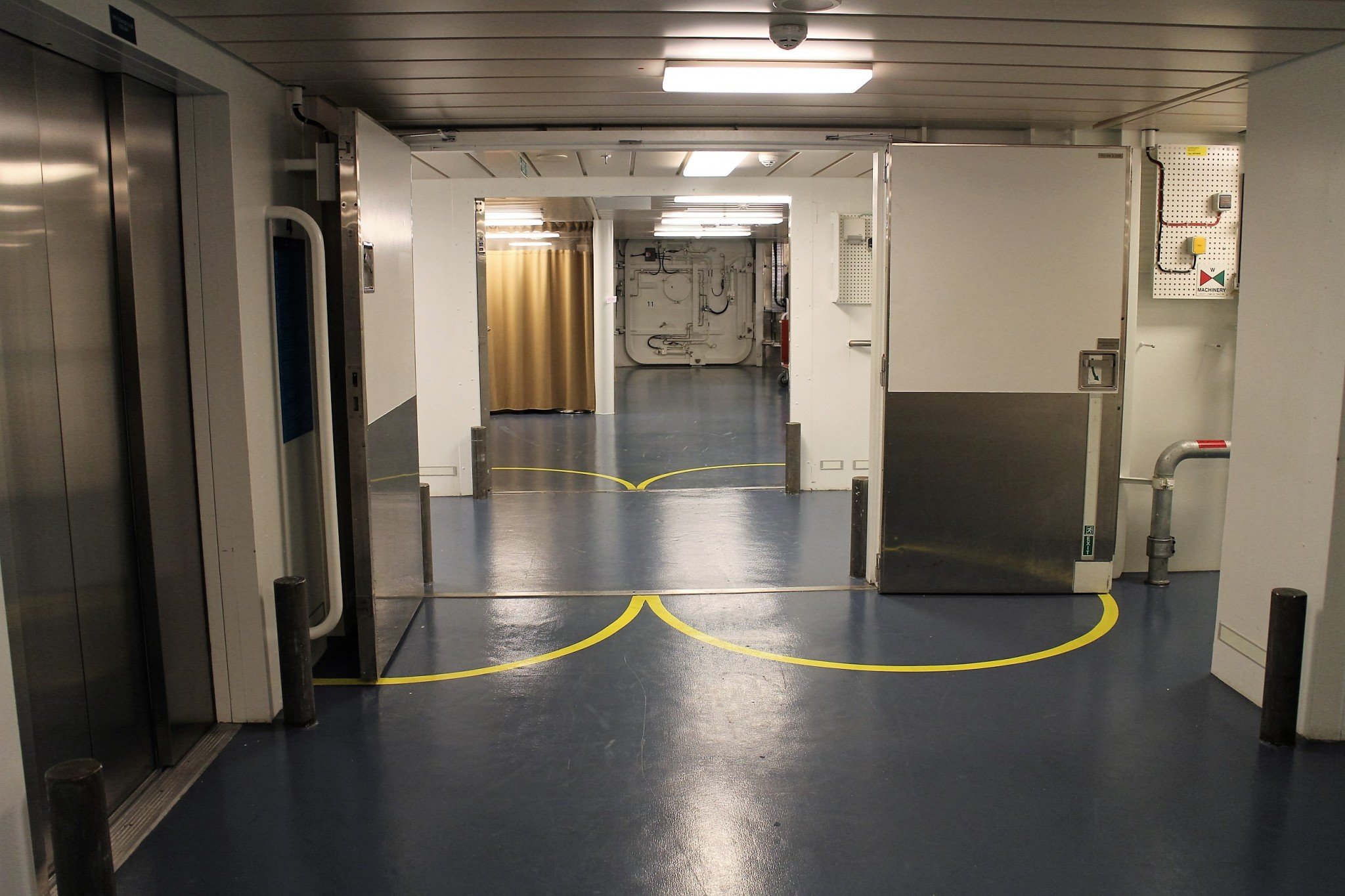 Norwegian Escape Staff staircase