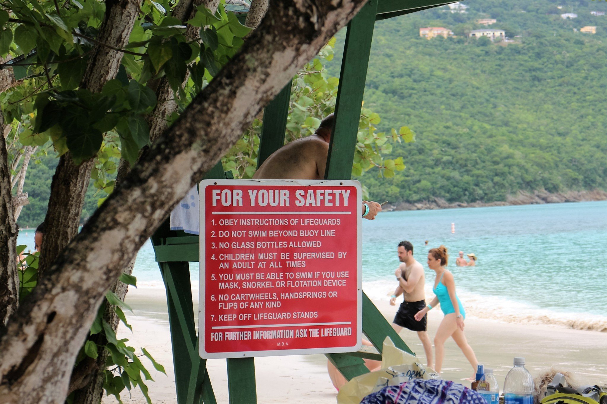 Magens Bay life guard