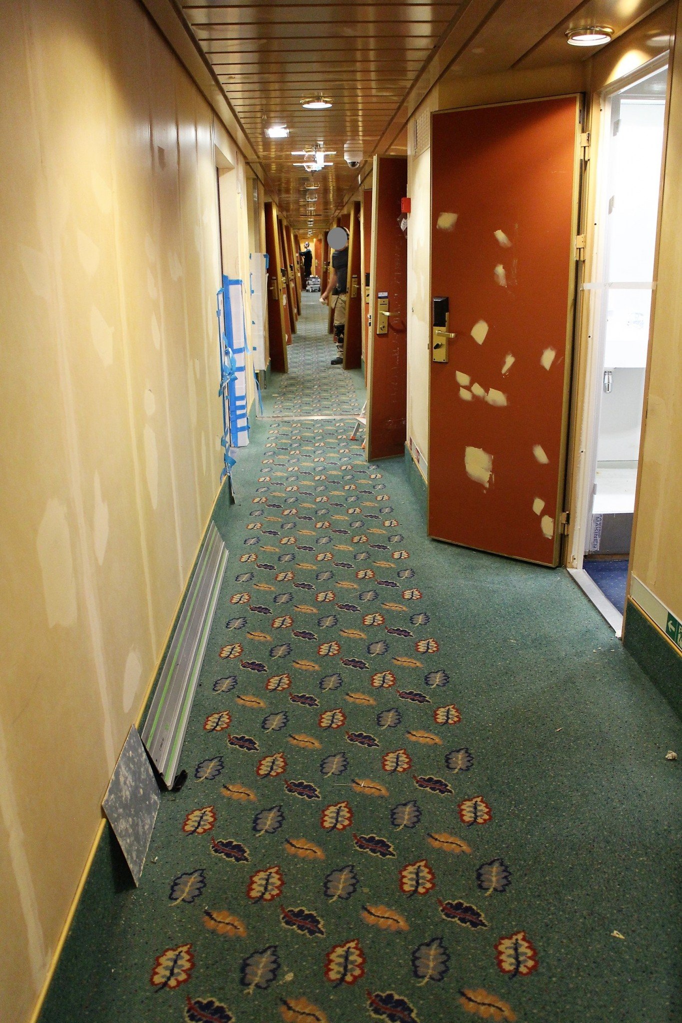 Silja Europa uudistus hyttikäytävä 3