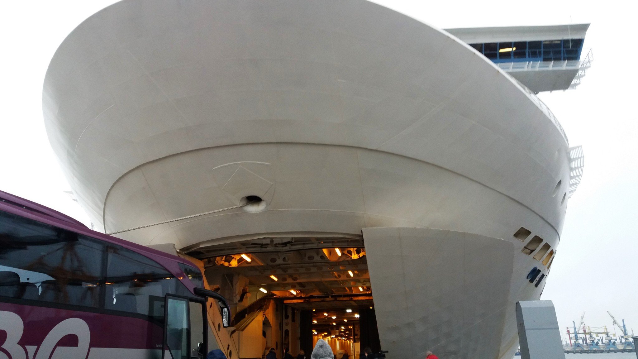 Silja Europa uudistus keula