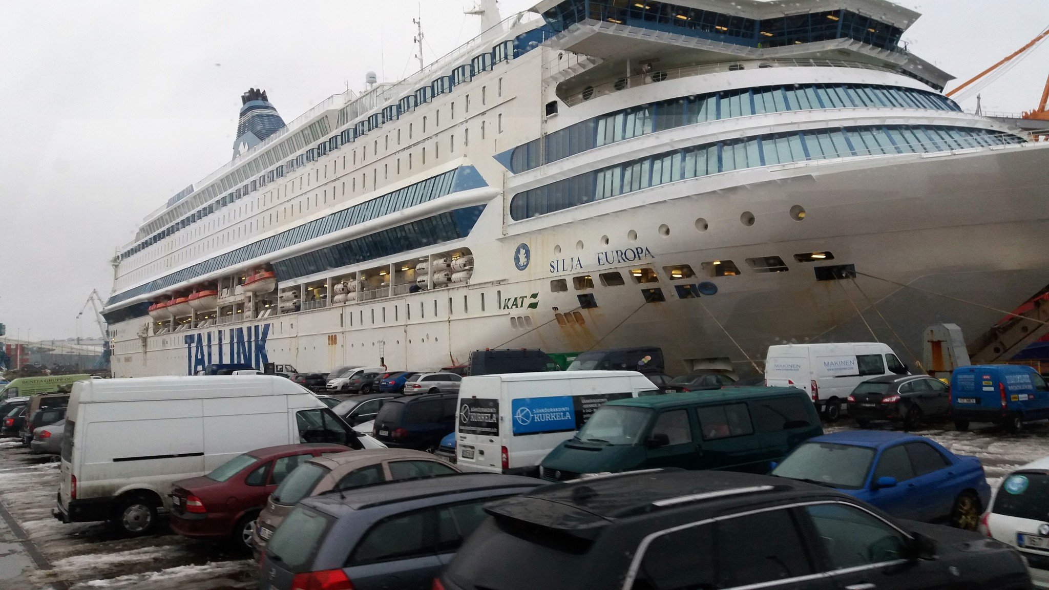 Silja Europa uudistus maalaus