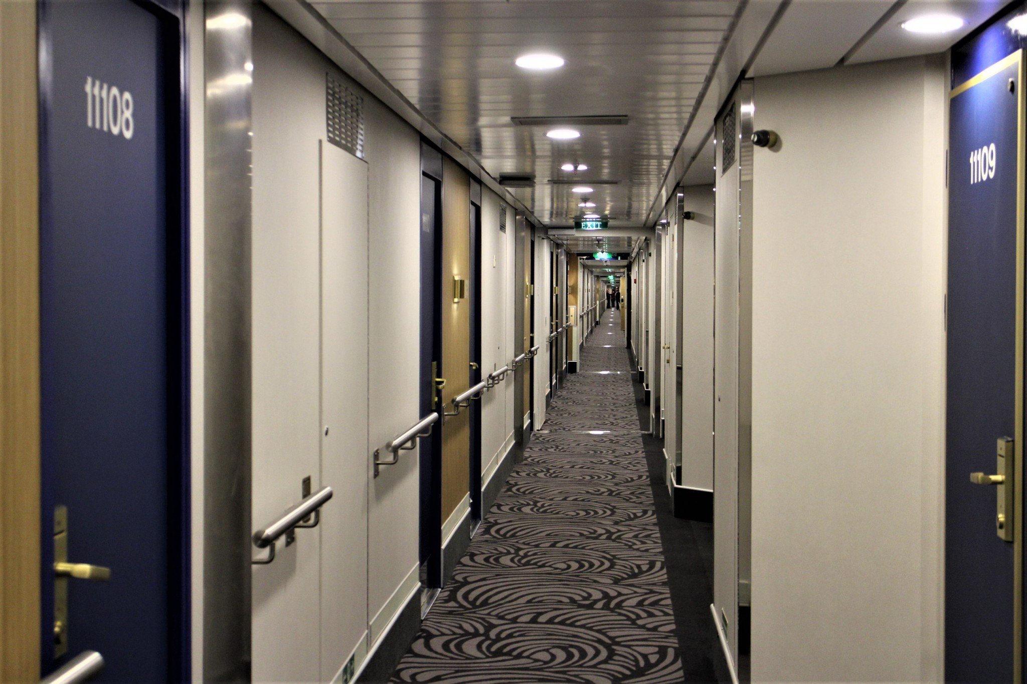 Silja Europa hyttikäytävä