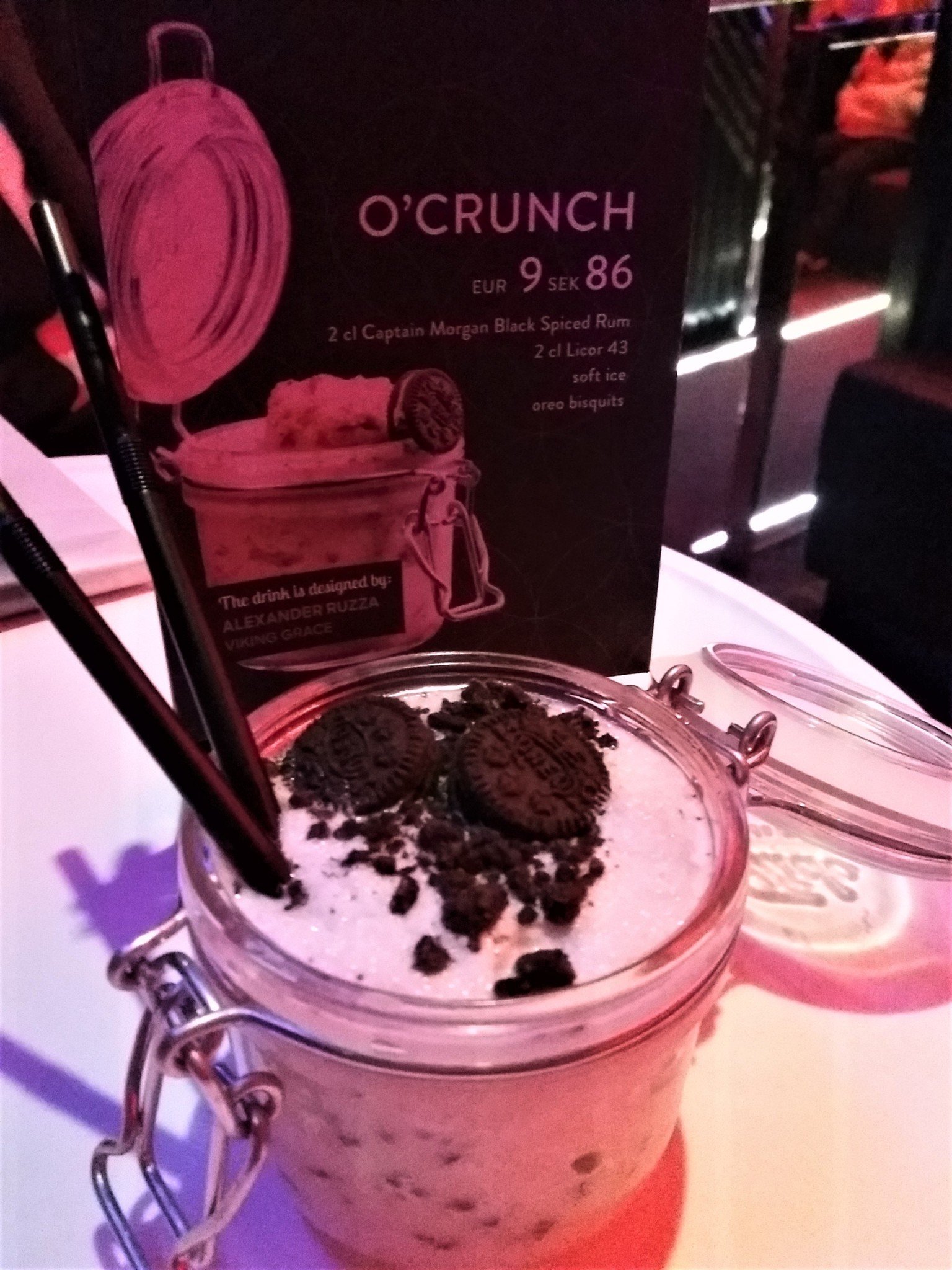 Viking Grace Viking Line O'Crunch drinkki