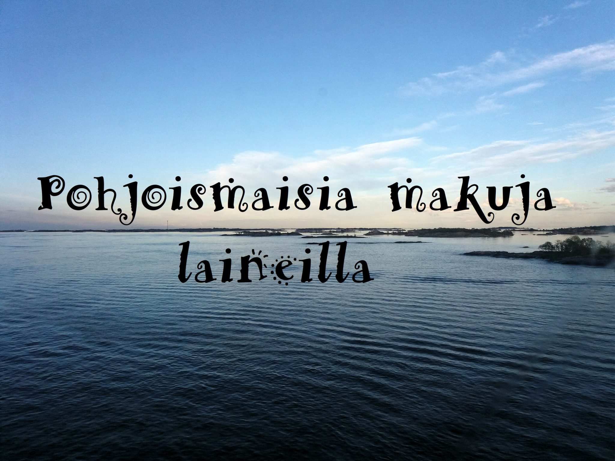 Maistelussa Viking Linen uusi pohjoismainen Buffet-menu