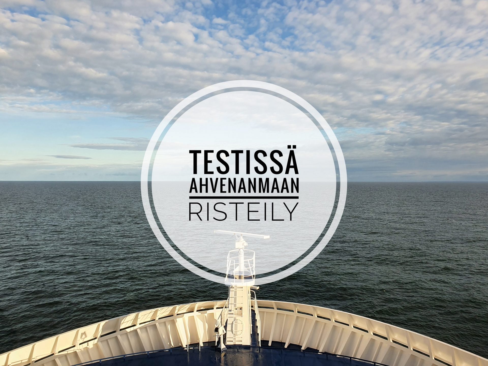 Ahvenanmaan risteily Helsingistä Viking Linen Gabriellalla