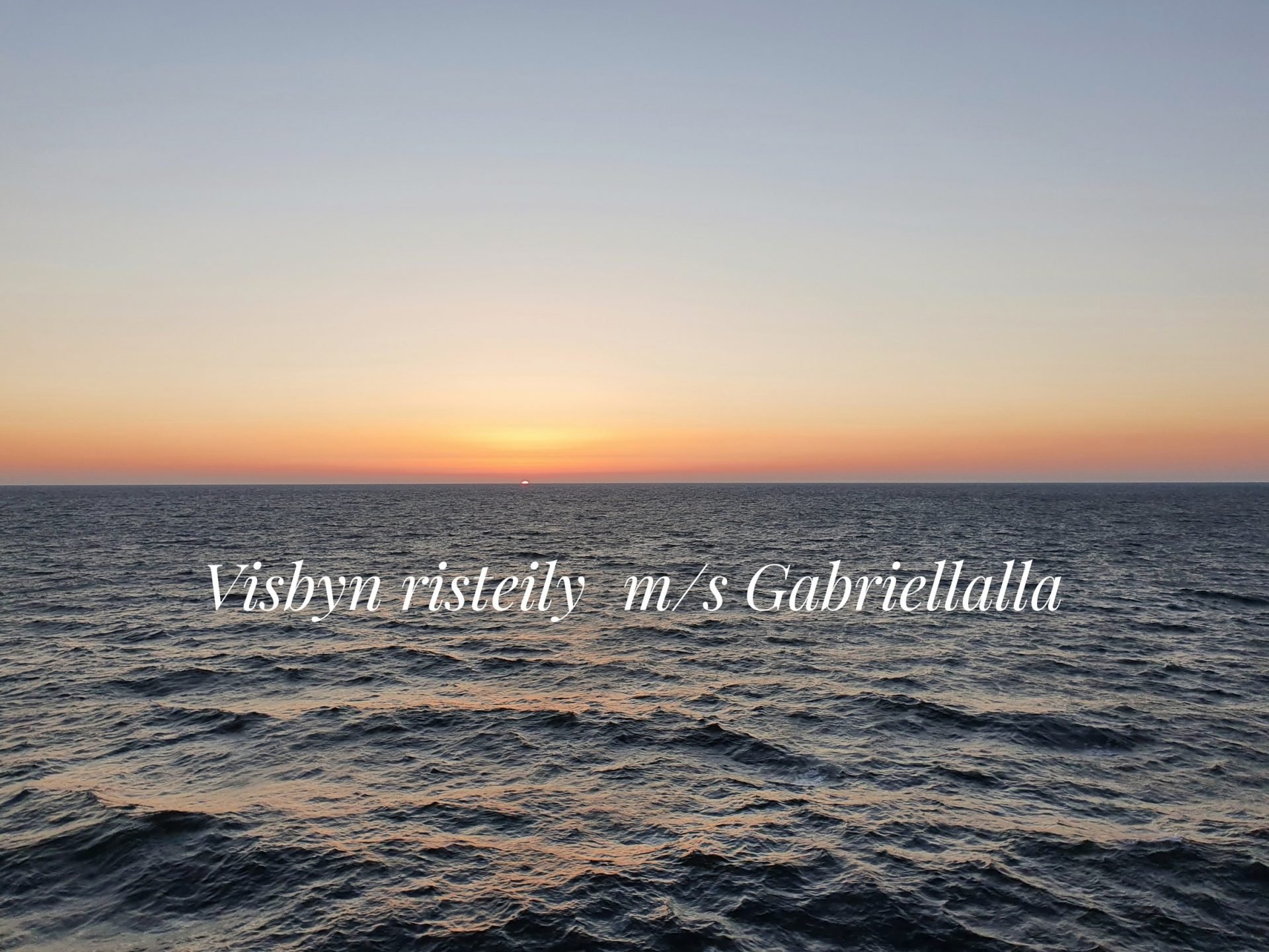 Visbyn risteily Viking Linen m/s Gabriellalla, olipahan kokemus!