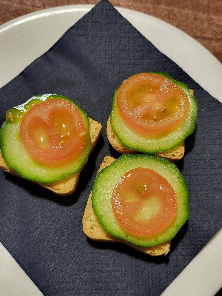 Crowne Plaza Manchester City Centre Club Lounge canapes