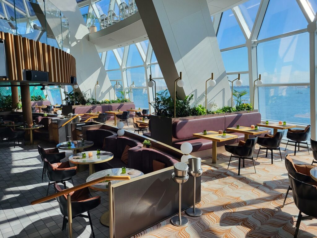 Restaurant Eden on Celebrity Edge